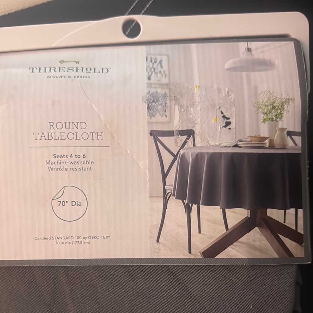 Threshold Gray Table Linens for Dining